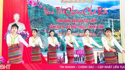 Orang etnik Chứt dengan gembira menyambut Tahun Baru Chăm Cha Bới.