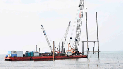 Restrições marítimas estão em vigor para o reparo do cabo submarino de 110kV Ha Tien - Phu Quoc.