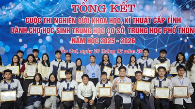 De Nguyen Tat Thanh Specialized High School heeft alle tien prijzen gewonnen tijdens de provinciale wetenschaps- en technologiecompetitie van 2025.