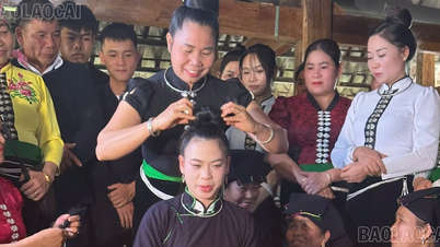 Mường Lòの黒人タイ人の習慣「Tằng cẩu」