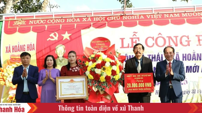 Het eerste dorp in de gemeente Hoang Hoa dat na de fusie de status van modeldorp heeft behaald.