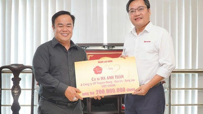 Ca sĩ Hà Anh Tuấn và công ty Việt Vision đồng hành với  "Mai Vàng nhân ái", "Mai Vàng tri ân"