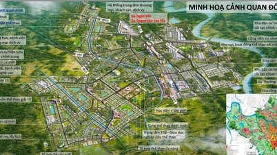 Planlegging av en 9 100 hektar stor olympisk idrettsmegaby: Et løft for infrastrukturen i sørlige Hanoi.