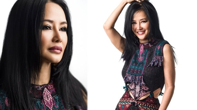 Anak perempuan Vu Linh berpakaian cantik, diva Hong Nhung kelihatan berseri selepas pembatalan persembahan.