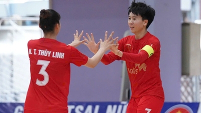 Tuyết Dung bersinar, Phong Phú Hà Nam memperoleh mata pertama mereka dalam kejohanan futsal wanita kebangsaan.