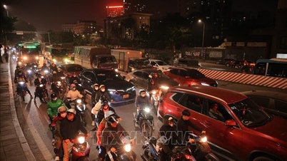 ฮานอย: ปริมาณการจราจรหนาแน่นขึ้นบริเวณทางเข้าเมือง