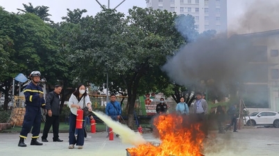 เขตเหงียโดกำลังรณรงค์สร้างความตระหนักรู้เกี่ยวกับการป้องกันและดับเพลิงในหมู่ประชาชน