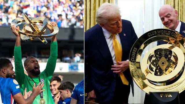 ユニークな」クラブワールドカップ：トランプ大統領が本物のトロフィー