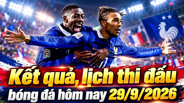 ผลการแข่งขันและตารางการแข่งขันฟุตบอลวันนี้ 29 กันยายน: เวียดนาม พบ ไทย